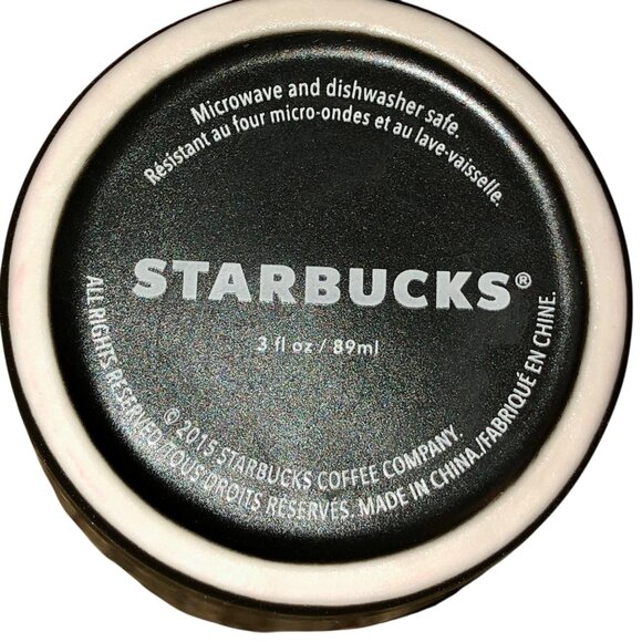 2015 Starbucks Demi Mug Black Matte Used 3 oz Espresso - Picture 13 of 13